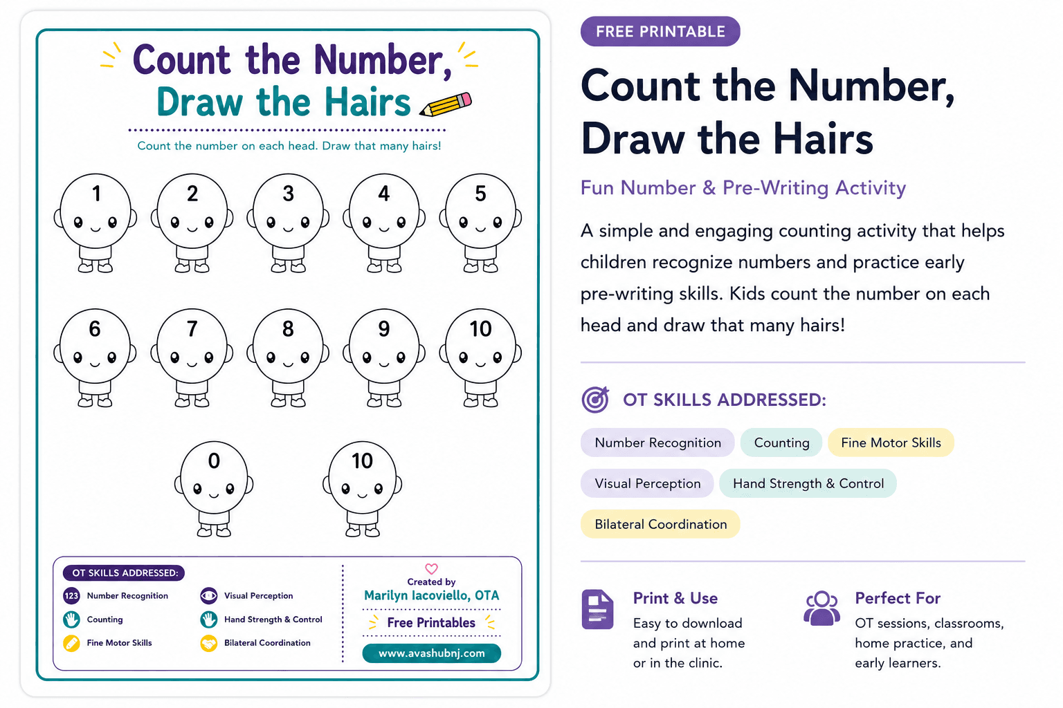 Count the Number, Draw the Hairs